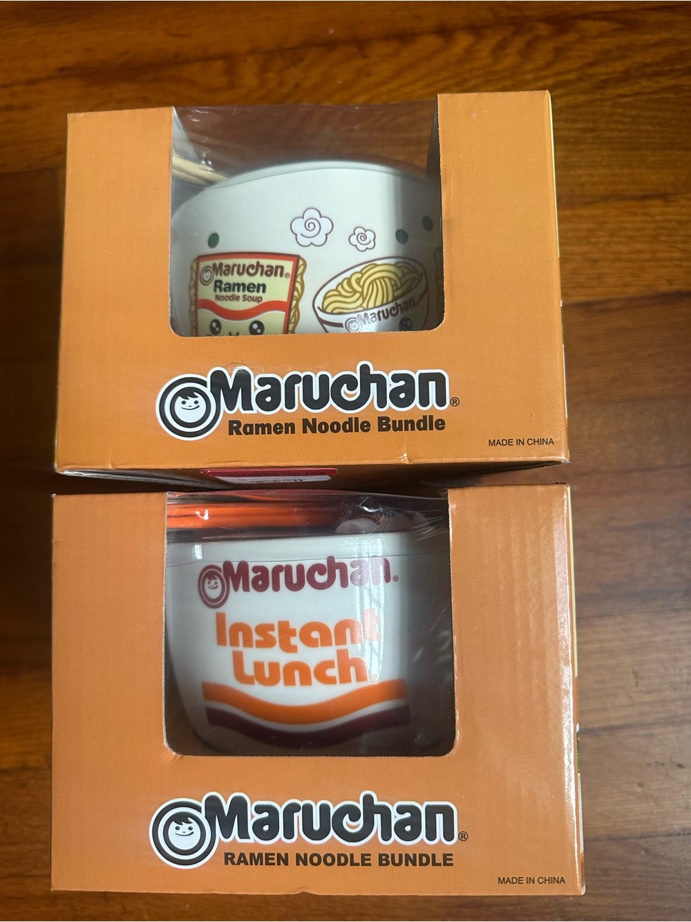 Maruchan Ramen Noodle Soup Bowl Bundle set of 2